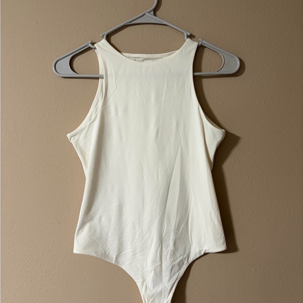 Women's Ivory High Neck Bodysuit